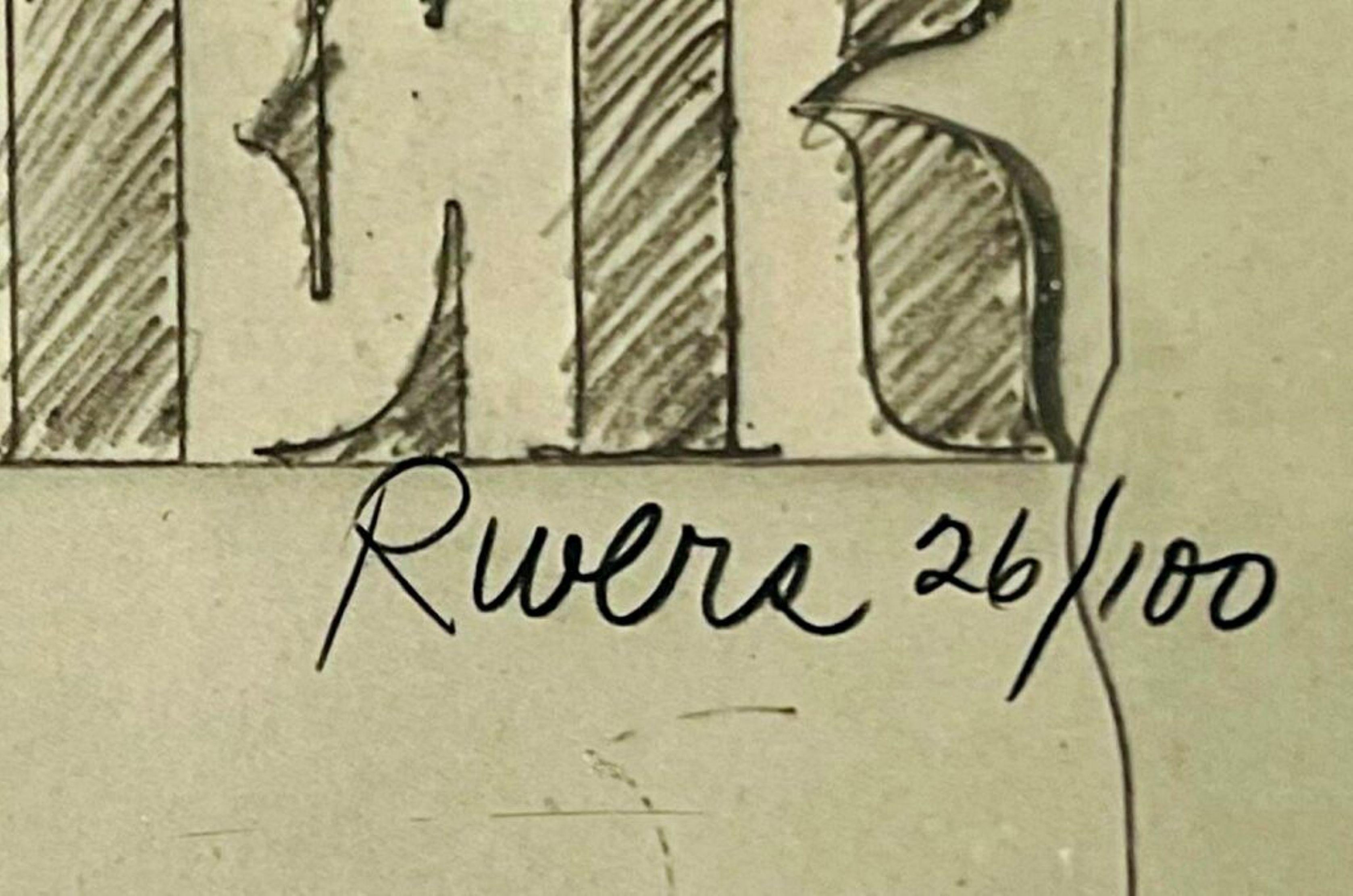 America Needs McGovern, Teniente Ed Mano firmada TANTO por Rivers como por McGovern - Print Arte pop de Larry Rivers