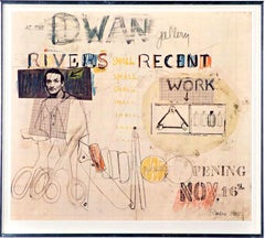 At The Dwan Gallery: Rivers Small Recent Work (Hand Signed)