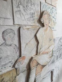 "Drawn from the Collection" (Collage)