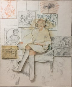 "Drawn from the Collection" (Collage)