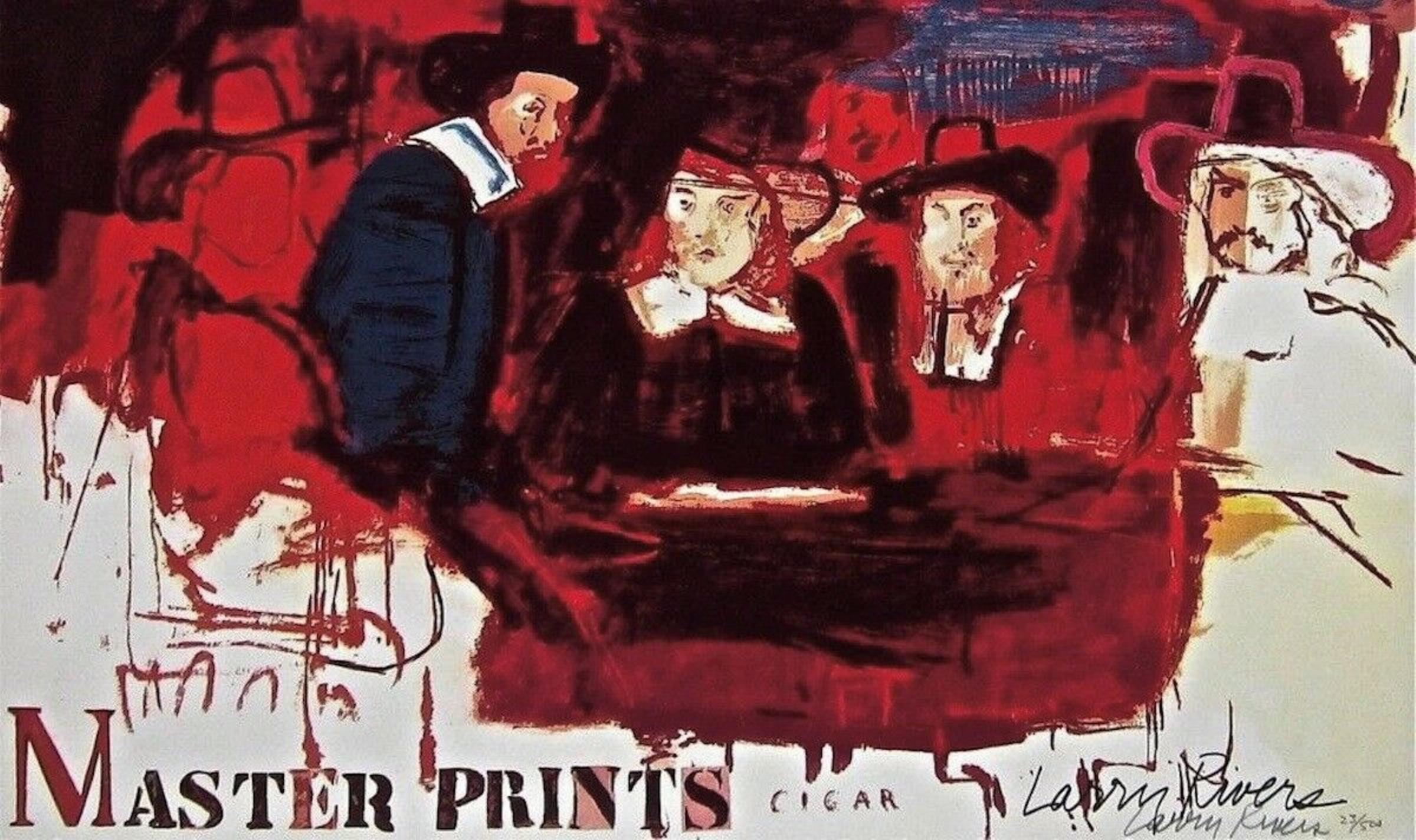Dutch Masters - Abstract Expressionist Print by Larry Rivers