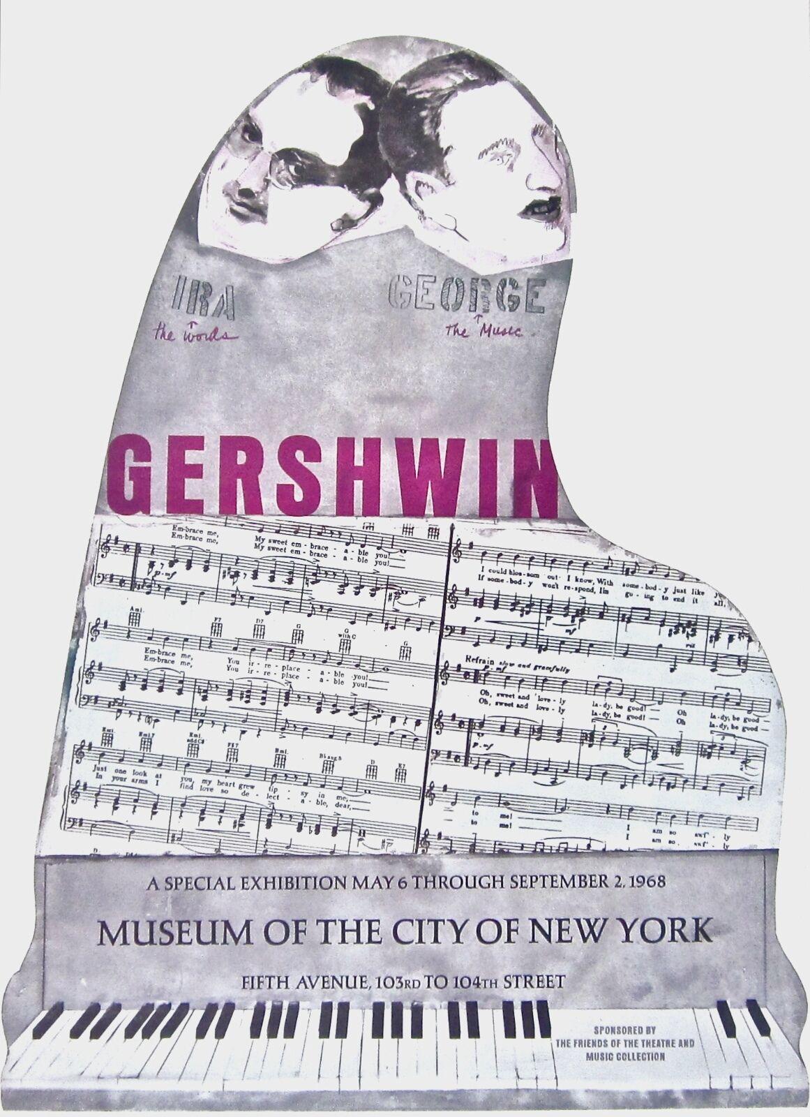 Künstler: Nach Larry Rivers (1923-2002)
Titel: Gershwin Brothers, Ausstellungsplakat
Jahr: 1966
Medium: Lithographie auf Velinpapier
Größe: 37 x 26 Zoll
Zustand: Ausgezeichnet
Anmerkungen: Herausgegeben vom Museum of the City of New York

LARRY