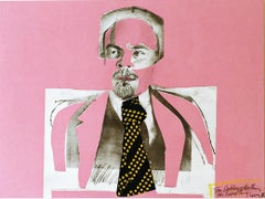 Omaggio a Vladimir Ilyich Lenin (firmato e iscritto) Stampa iconica Lt Ed Incorniciata