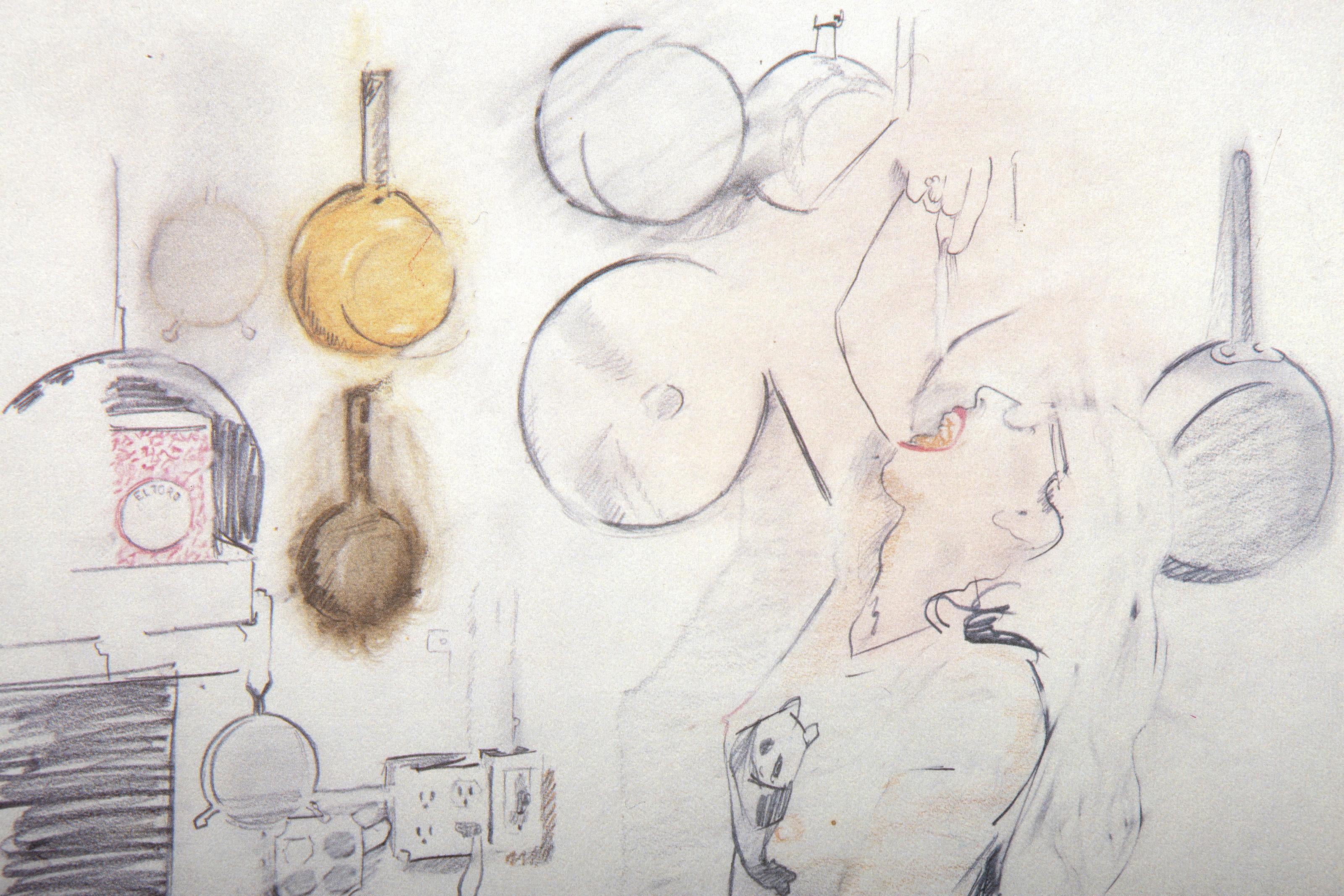 Lithographie von Larry Rivers für die Küche 1