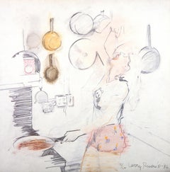 Kitchen, Lithograph by Larry Rivers