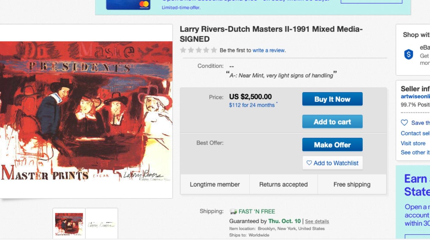 Larry Rivers, 