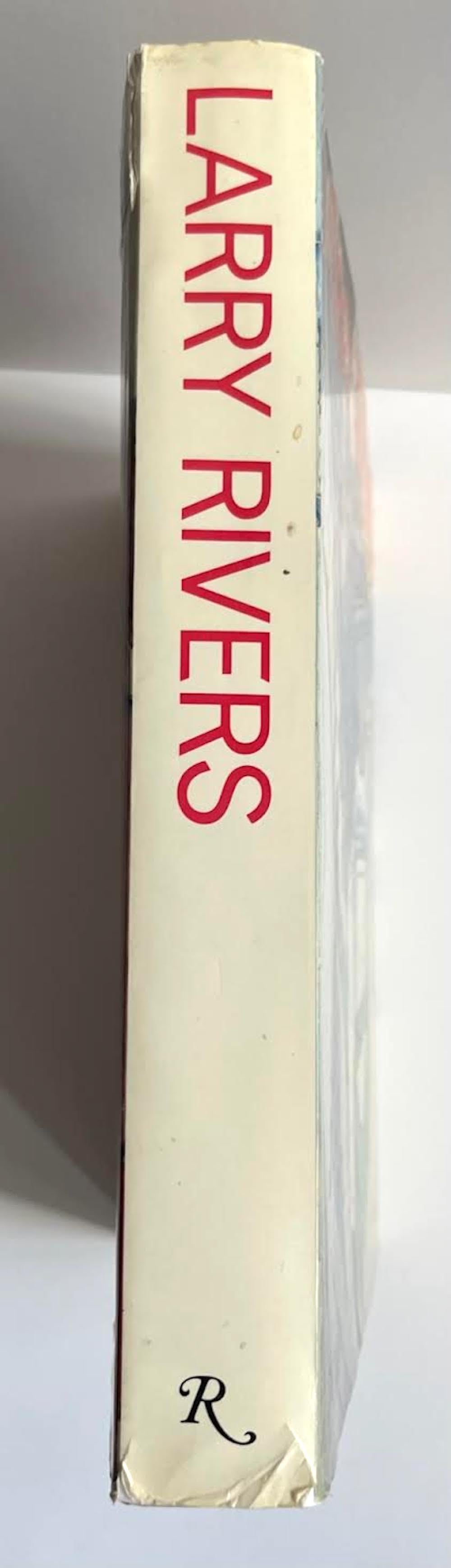 LARRY RIVERS (hand signed and inscribed first edition book)  For Sale 9