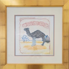 Vintage Larry Rivers "Stencilpack Camel (1978)"