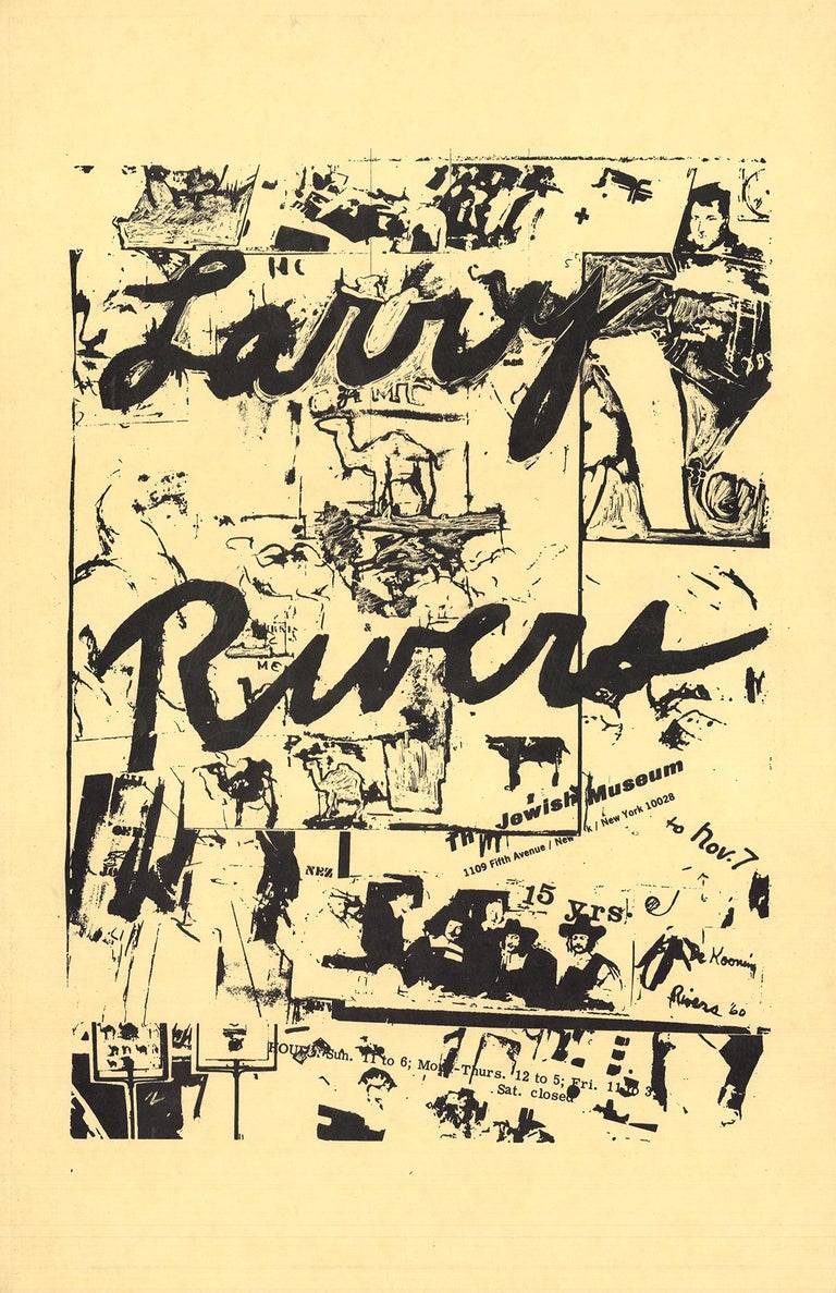 Larry Rivers Poster After Larry Rivers-The Jewish Museum-17