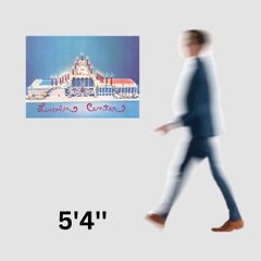 "L.C. 20th Anniv." by Larry Rivers (Graphic, Pop Art, Cake, Lincoln Center)