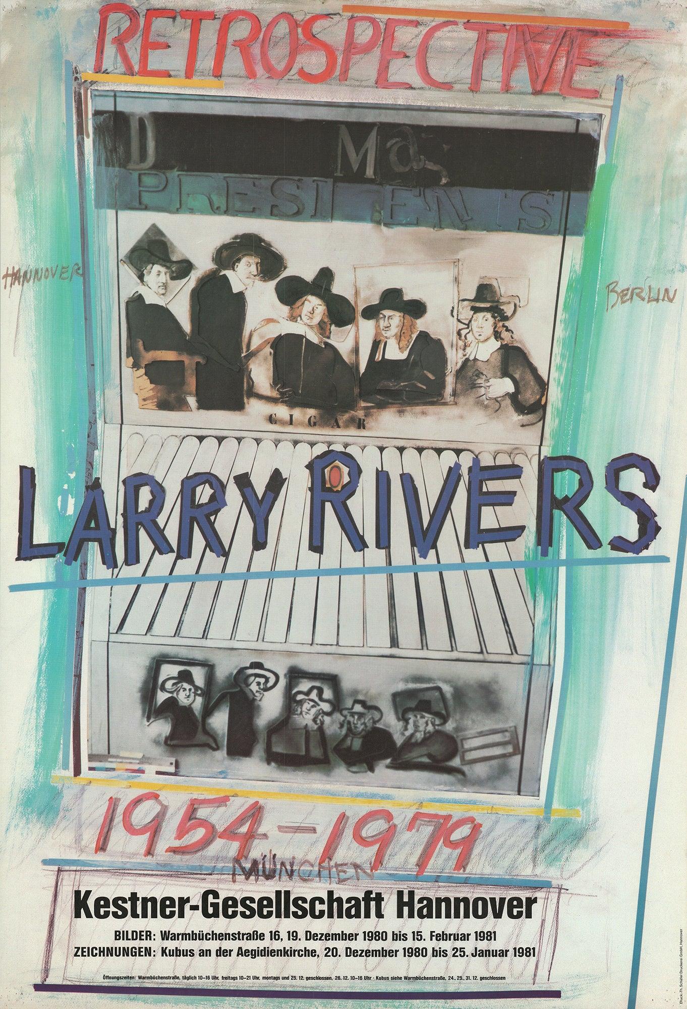 Larry Rivers Figurative Print - Retrospective Dutch Masters