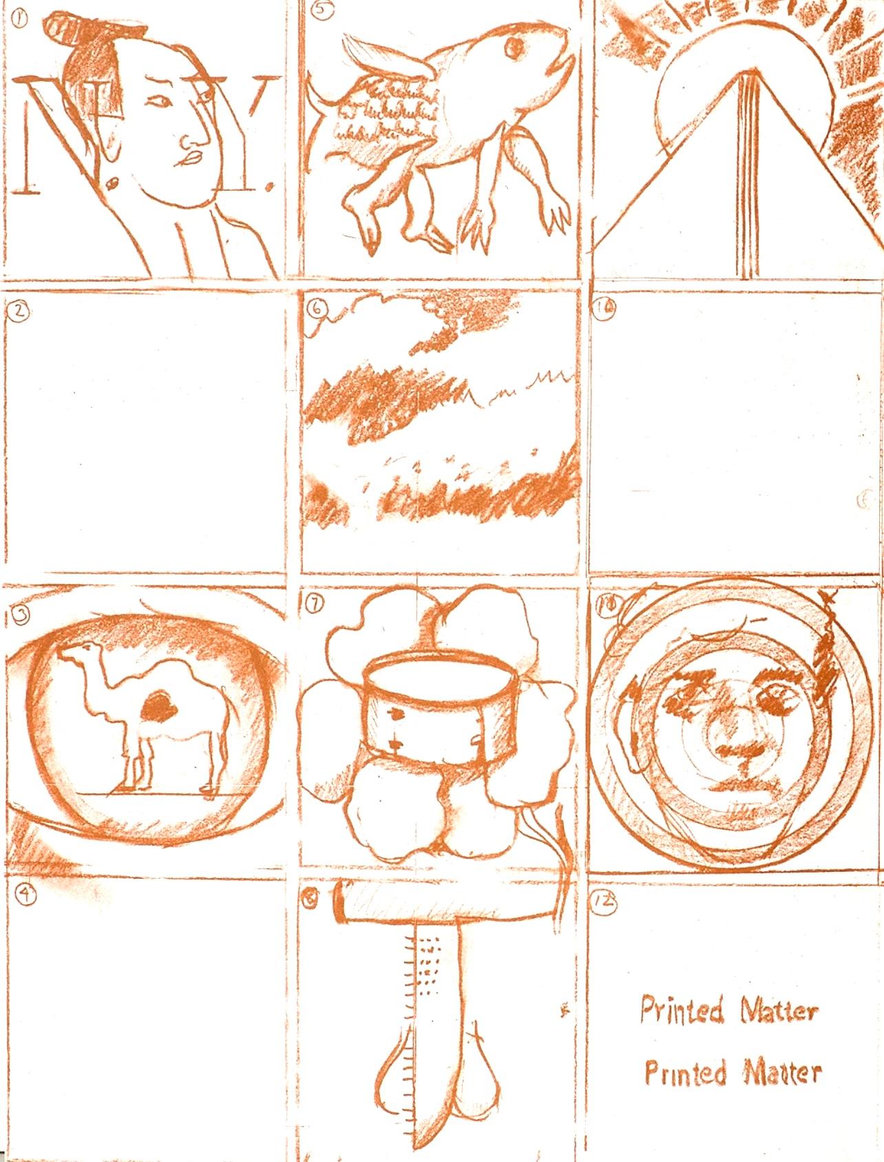 Rivers, Composition, In Memory of My Feelings (nach) (Abstrakter Expressionismus), Print, von Larry Rivers