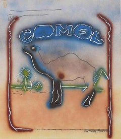 Vintage Larry Rivers, "Stencilpack Camel"