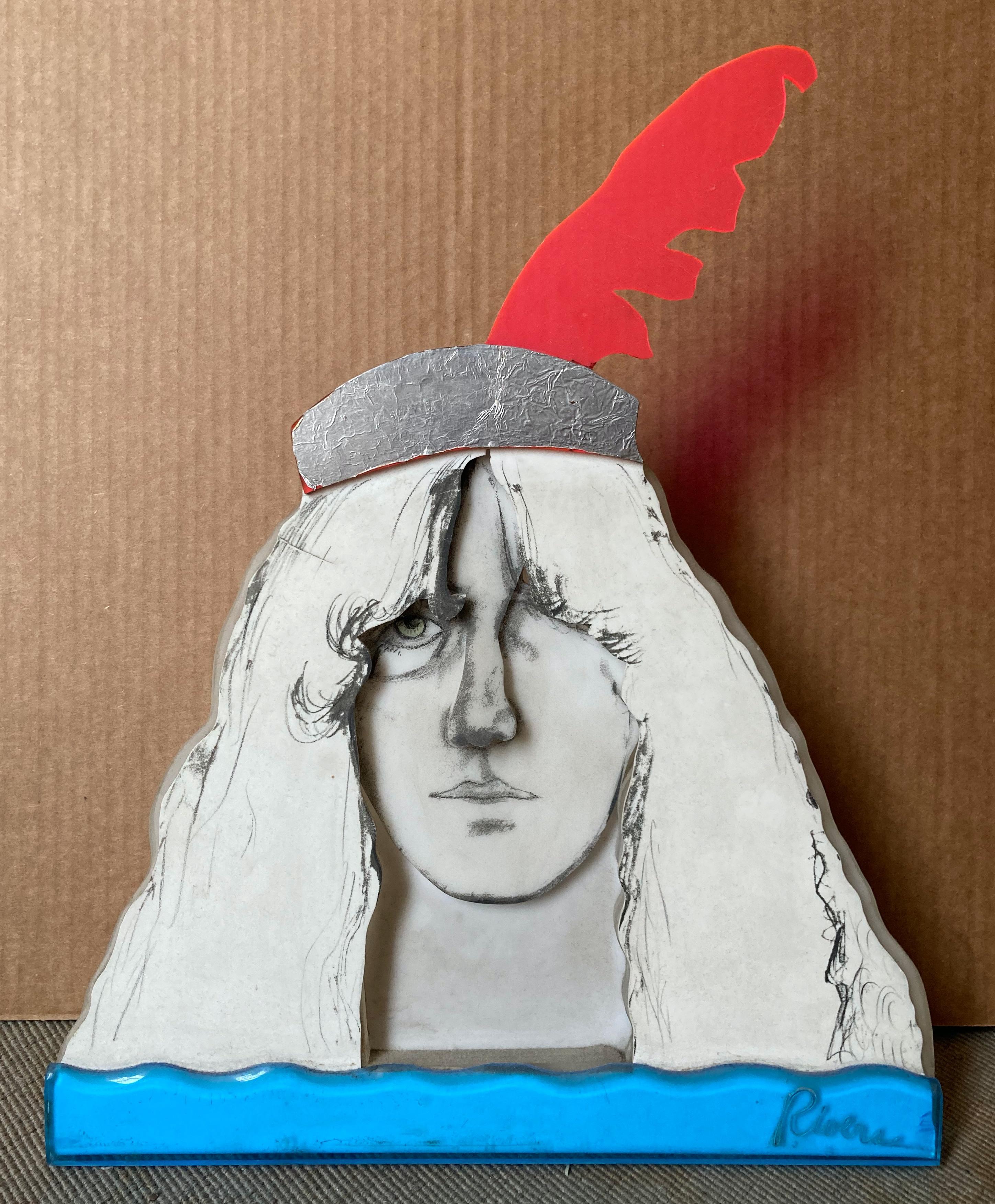 Una obra tridimensional exenta que capta maravillosamente tanto el espíritu como la capacidad de dibujo de este gran artista estadounidense. He incluido una foto de una escultura idéntica de esta serie de Larry Rivers que se vende en eBay por 5.000