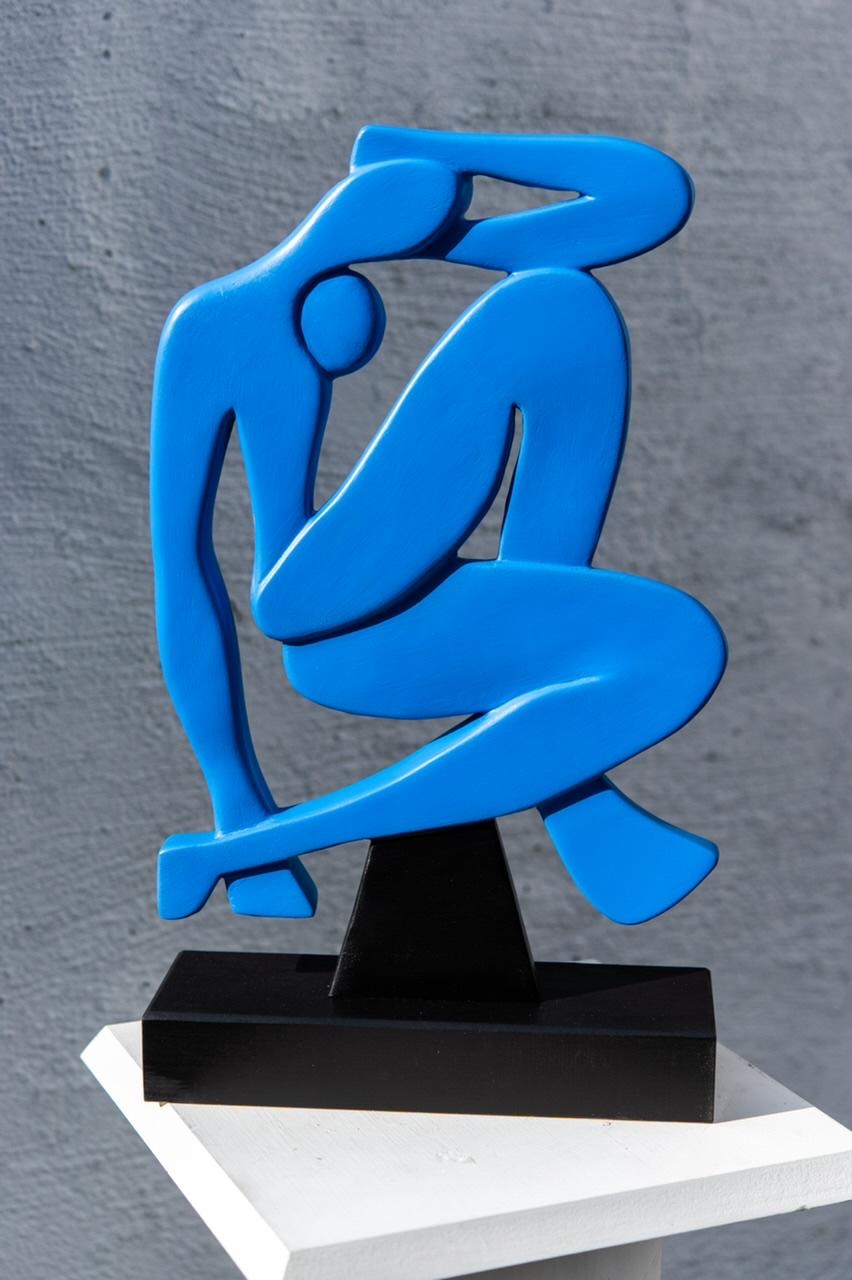Kind Of Blue - Sculpture by Larry Scaturro