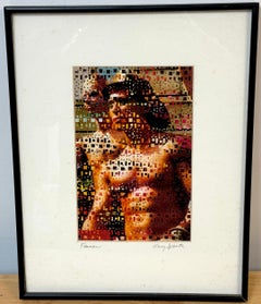 Larry Schulte ‘Fireman’ 2003 , Cut, Woven & Painted Photograph Mixed Media