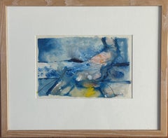 Untitled Abstract Expressionist Painting, Oil and Mixed Media, 1980s