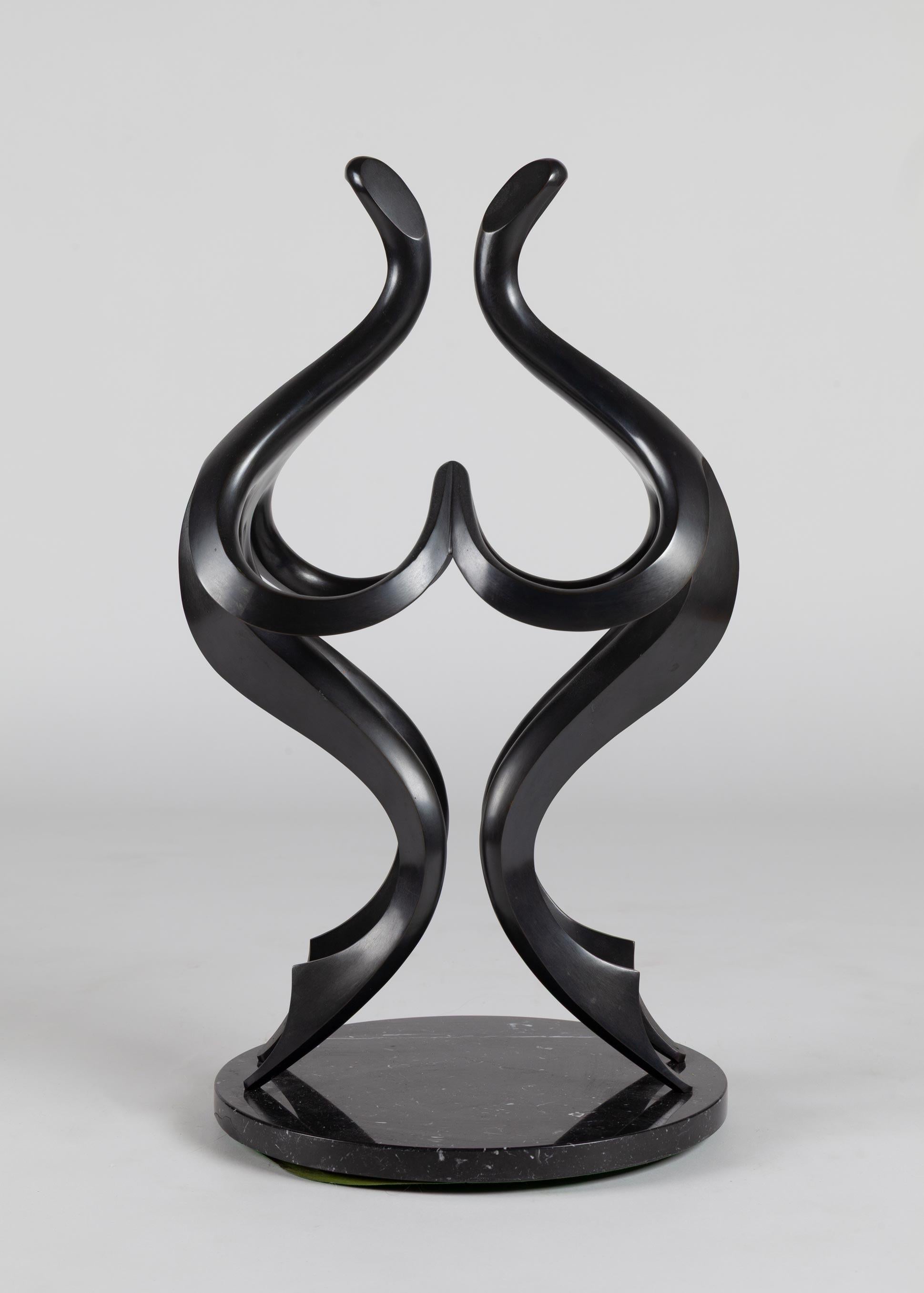 Dancing Figures - Sculpture by Larry Young