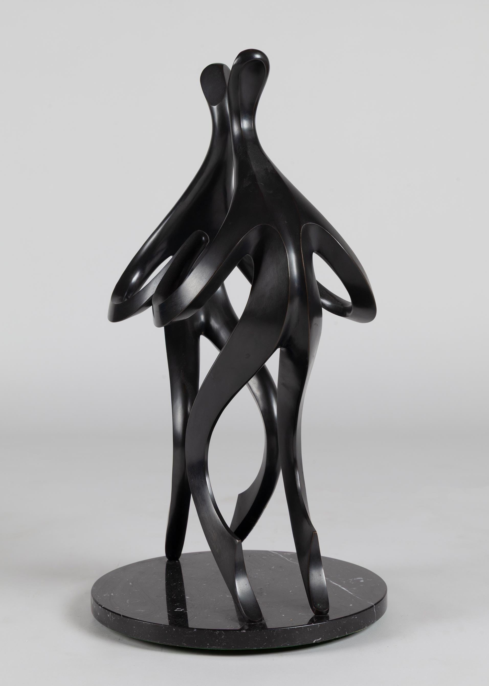 Dancing Figures - Contemporary Sculpture by Larry Young