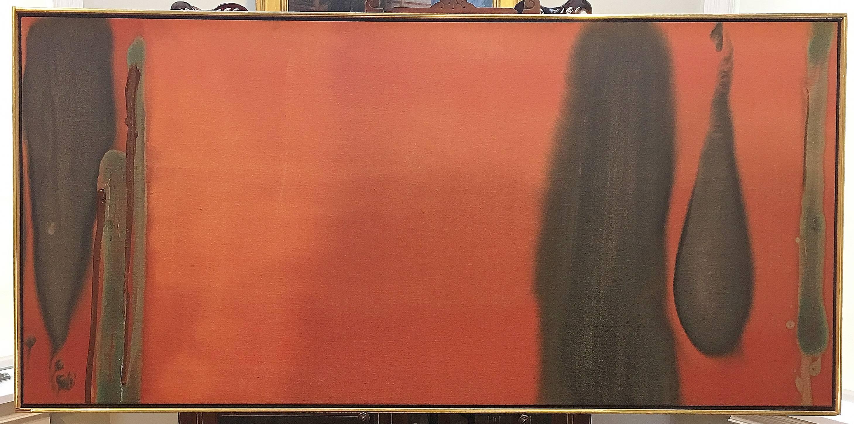 Horse Tone Red - Painting by Larry Zox