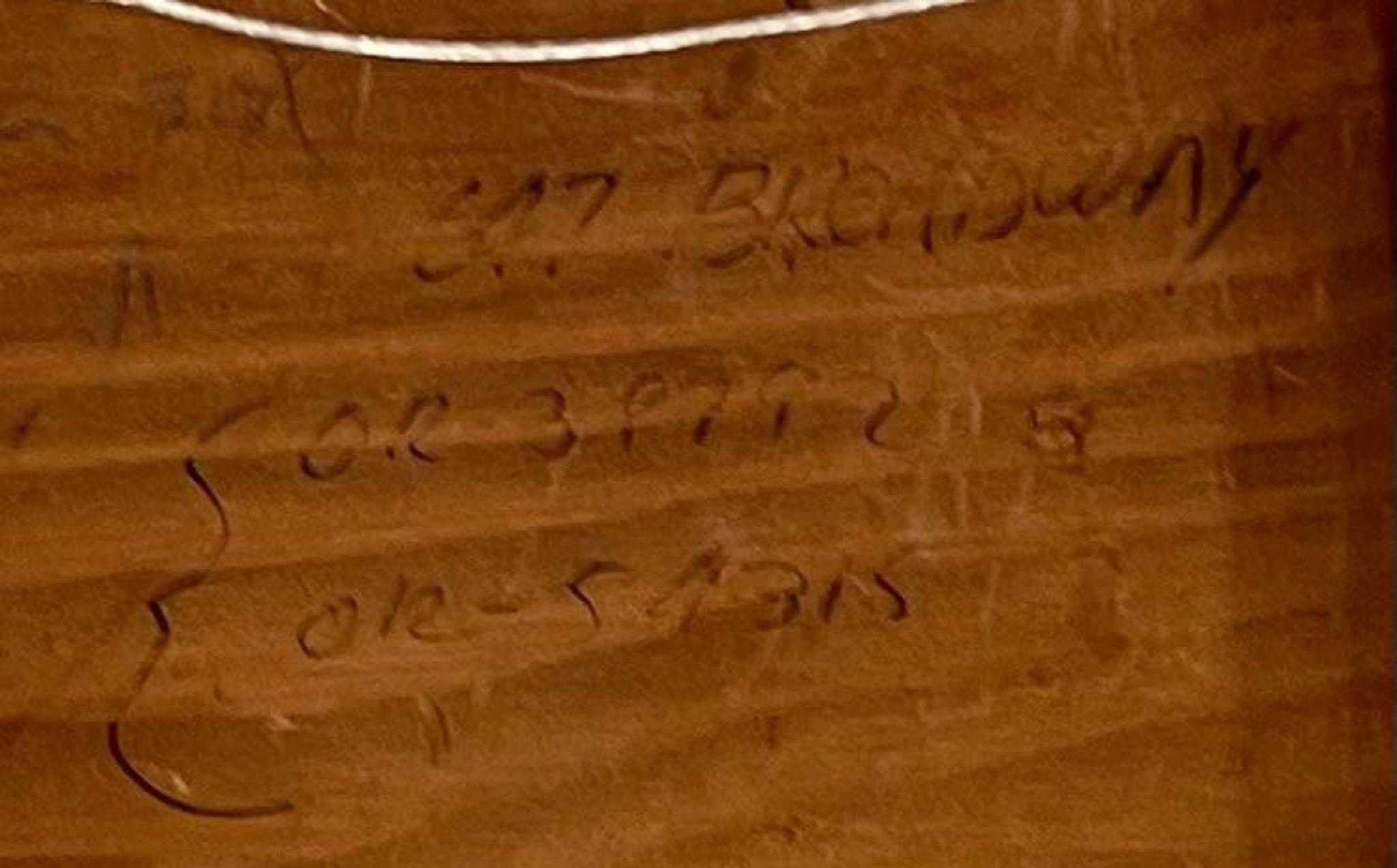 Larry Zox, original Red, White and Blue acrylic painting, signed, dated, framed For Sale 6