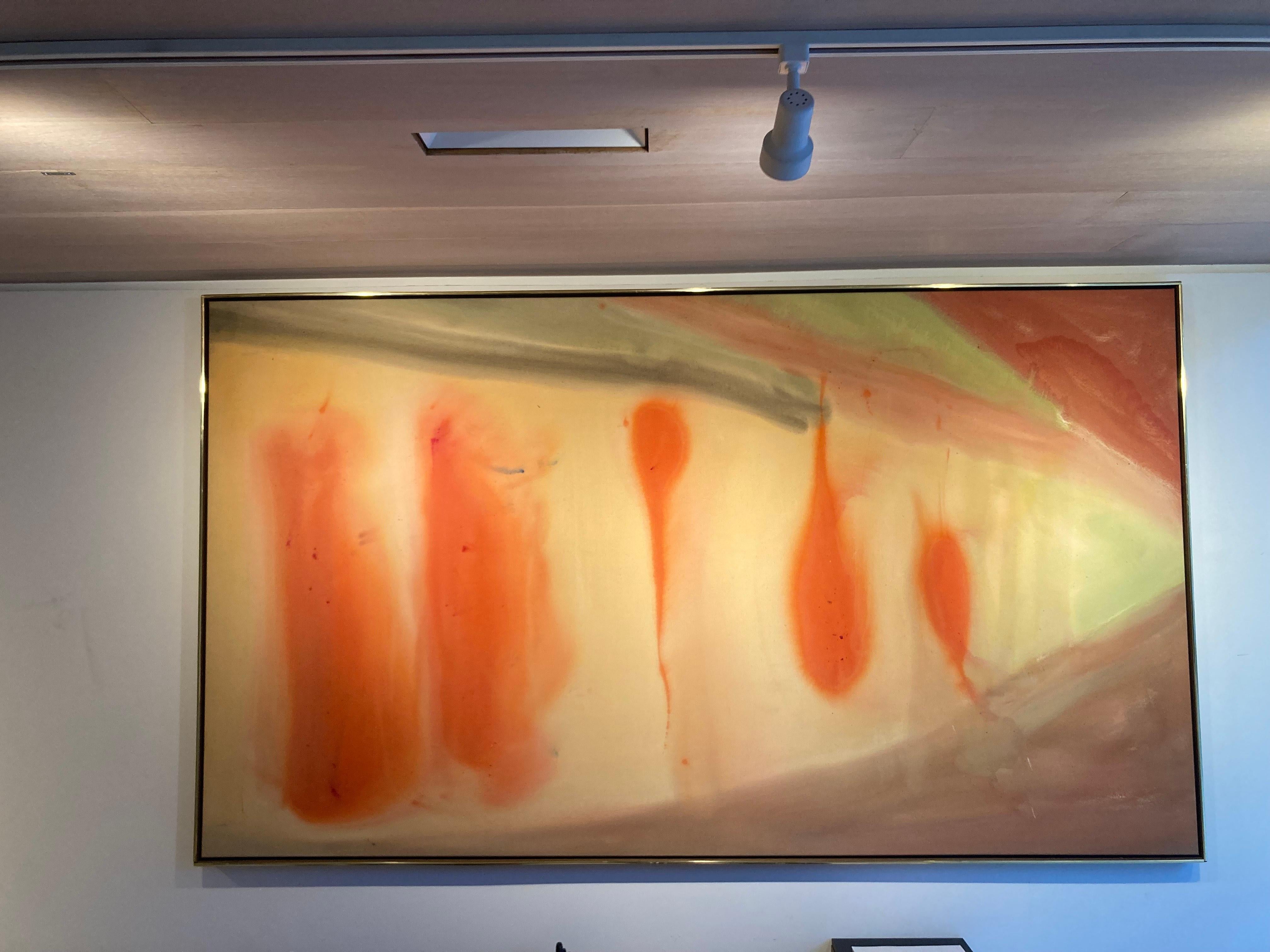 Senza titolo - Painting Espressionismo astratto di Larry Zox