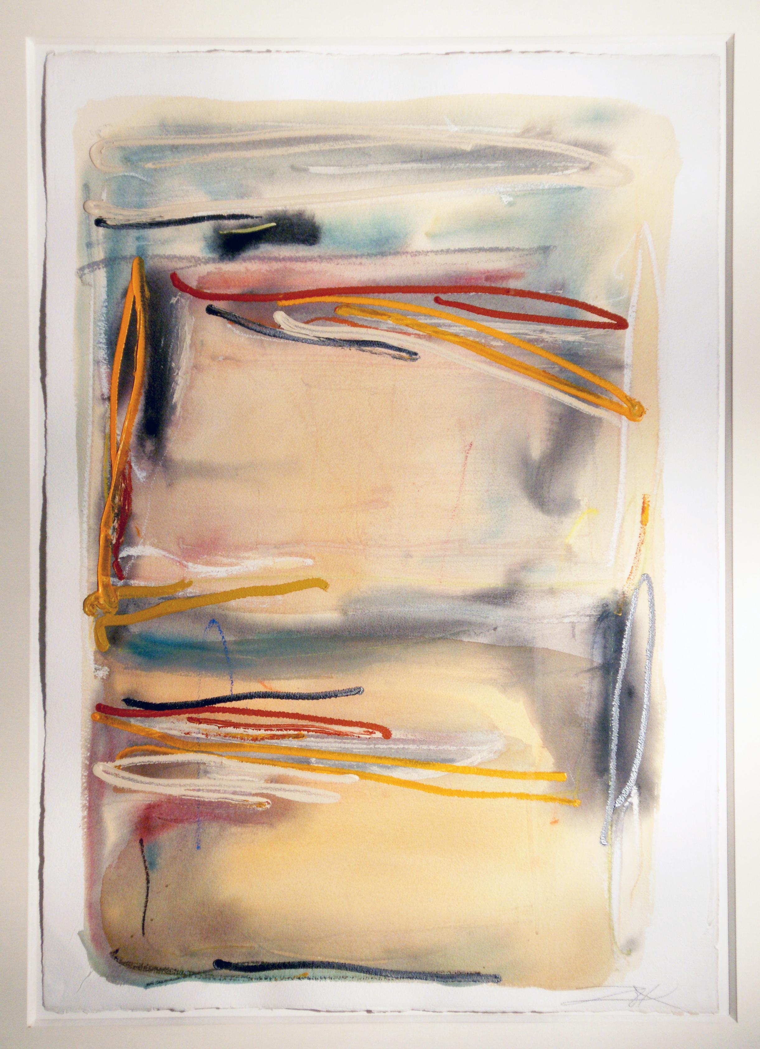 Larry Zox Abstract Painting - Untitled