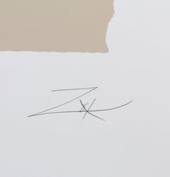 Green Card Sound II, Abstract Expressionist Screenprint by Larry Zox