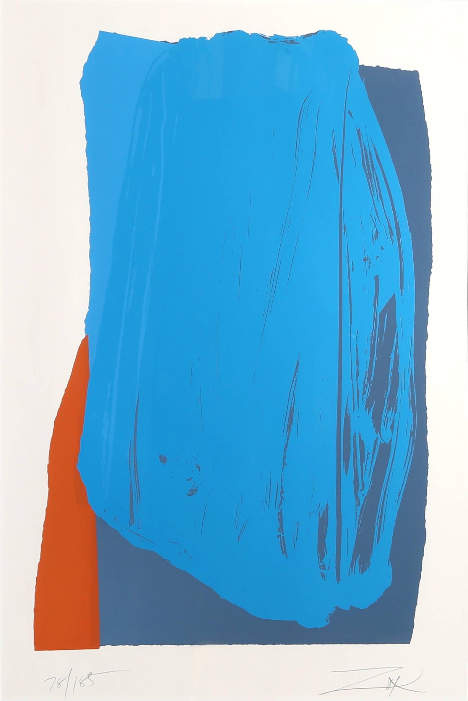 Artist: Larry Zox, American (1937 - 2006)
Title:	Moro II
Year:	1981
Medium:	Screenprint, Signed and numbered in Pencil
Edition: 185
Size:	42.5 x 30 inches