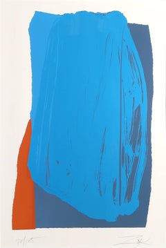 Moro II, Abstract Silkscreen by Larry Zox