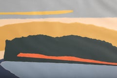 Série Niagara II, linogravure signée sur papier MBM Ingres d'Arches, par Larry Zox