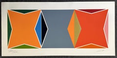 Composition carrée, 1978, signée, sérigraphie en édition limitée
