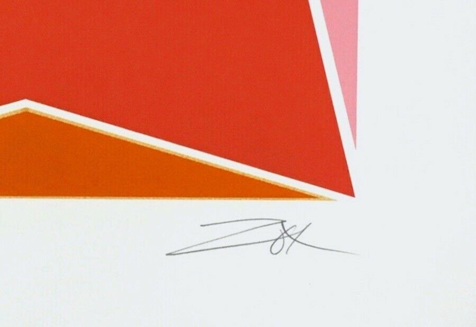 Three Square Composition, Limited Edition Silkscreen, Larry Zox - LARGE 1