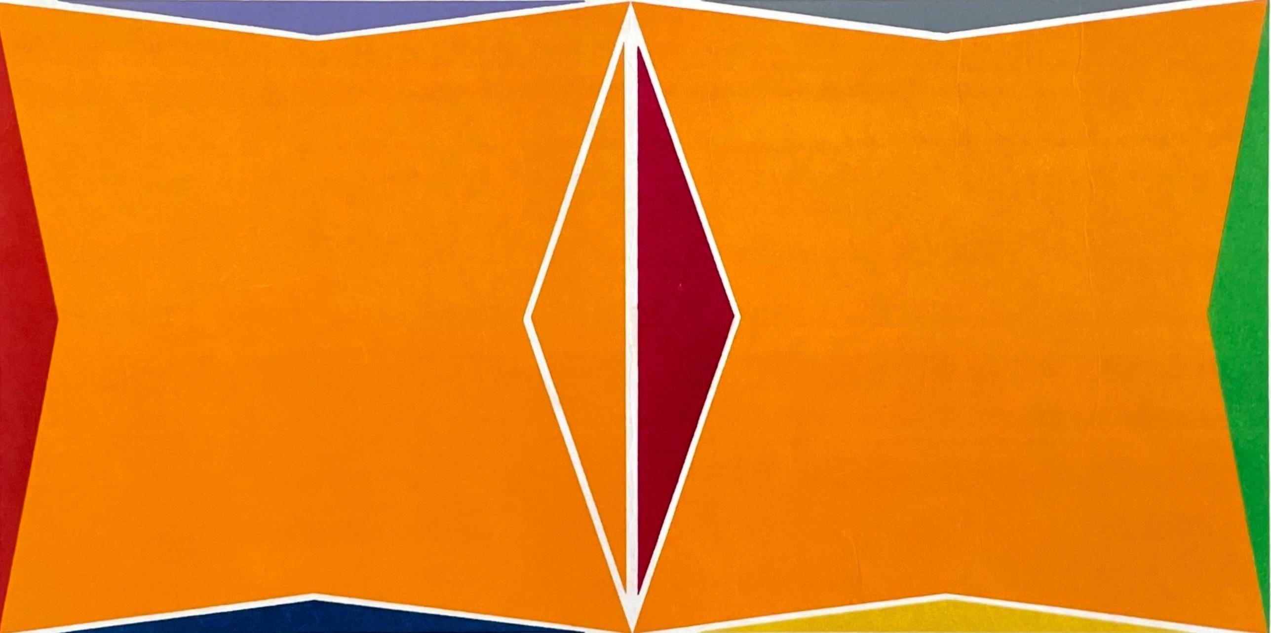 Two Square Komposition, Larry Zox im Angebot 1