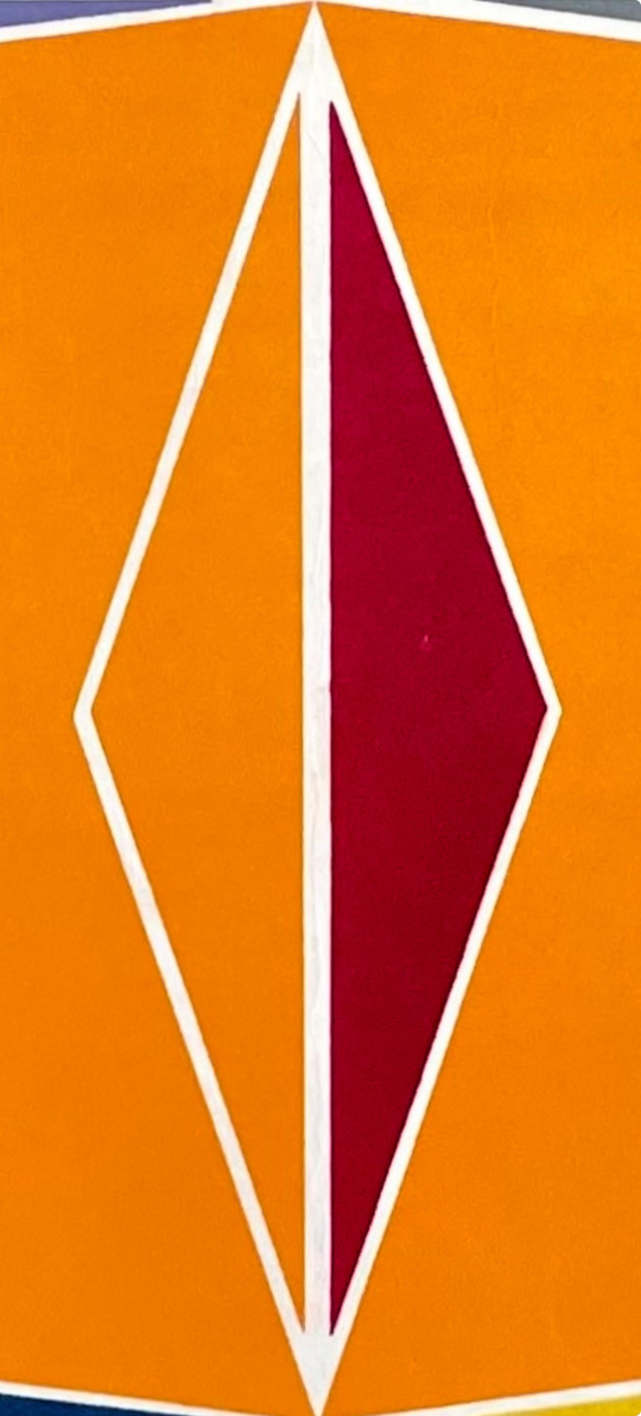 Two Square Komposition, Larry Zox im Angebot 4