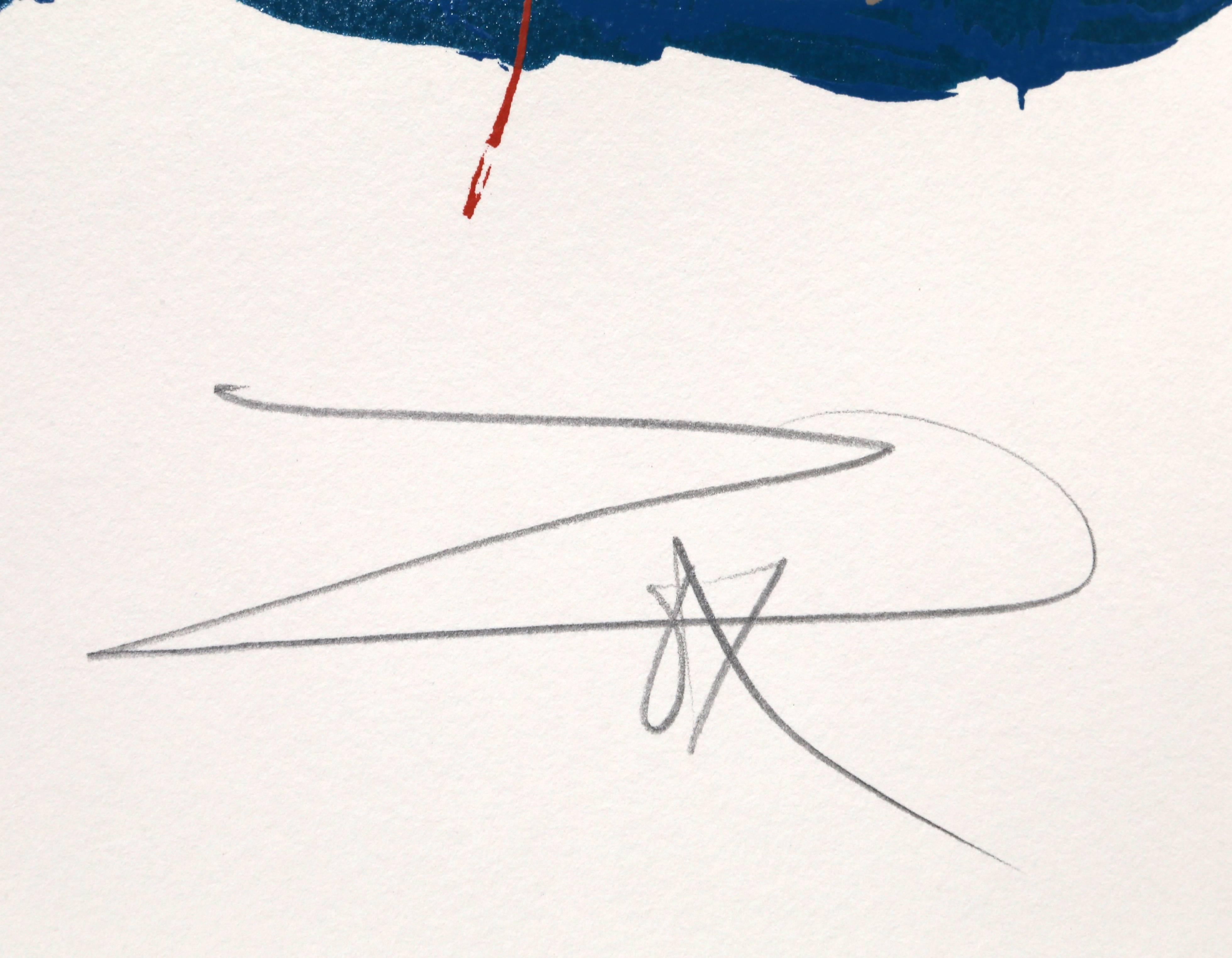 Untitled 4, Abstract Expressionist Screenprint by Larry Zox For Sale 1