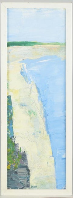 Lars Bertle. Gotland coastal landscape. Oil on canvas. 1960s/70s