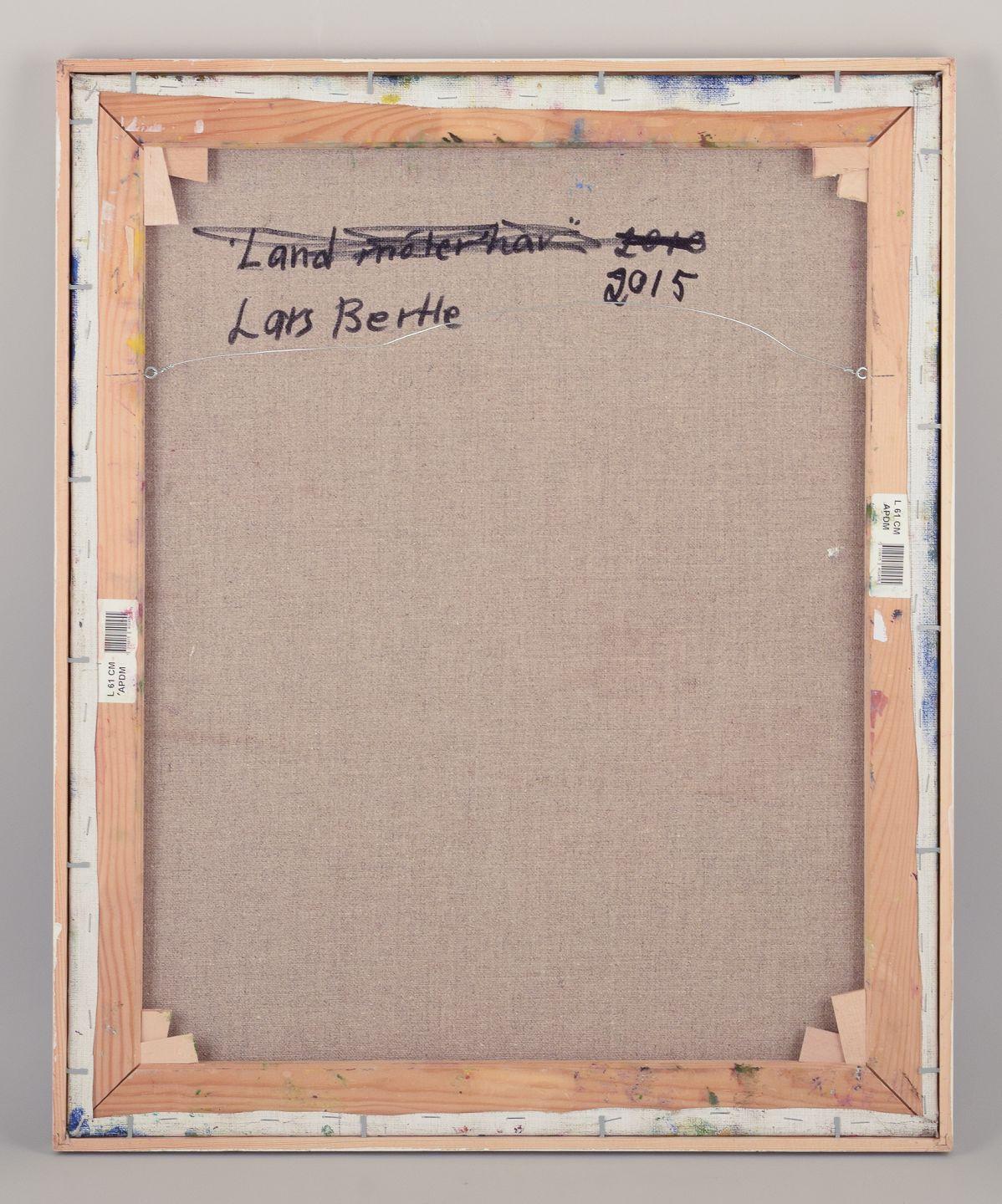 Lars Bertle, pittore svedese quotato in borsa. Olio su tavola. Composizione astratta, 2015 in vendita 1