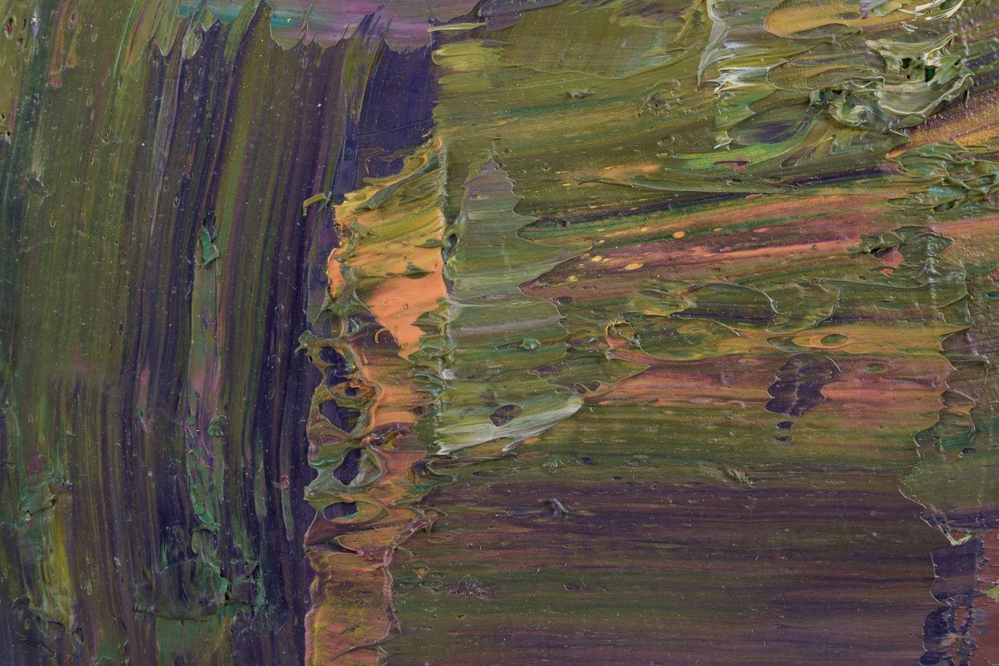 Lars Bertle, artista svedese. Olio su tela. Paesaggio astratto da Fårö. In condizioni ottime in vendita a København, Copenhagen