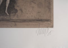 Incontro surrealista, 1975 - Acquaforte originale firmata a mano