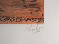 The Abandoned Village, 1975 - Original Handsigned Etching