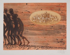 The Abandoned Village, 1975 - Original Handsigned Etching