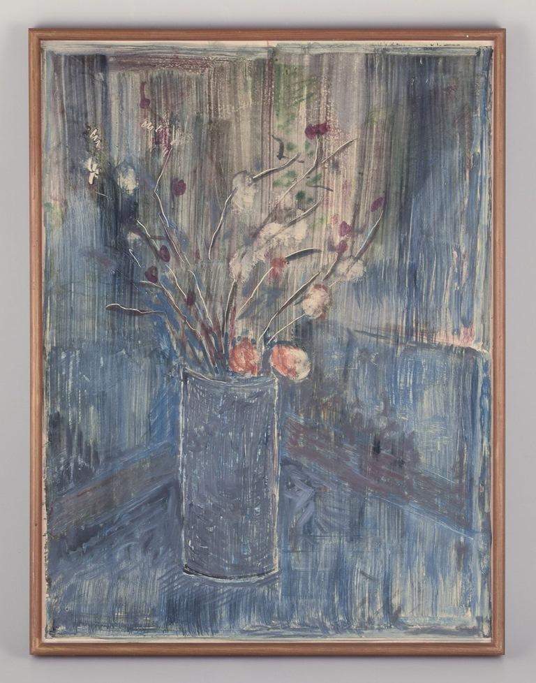 Los productos de segunda mano están exentos de derechos de importación para los clientes estadounidenses. 
Por lo tanto, no se aplicarán aranceles de importación a tu compra.

Lars Byström (1940-2006), artista sueco. 
Témpera sobre tabla.
Título: