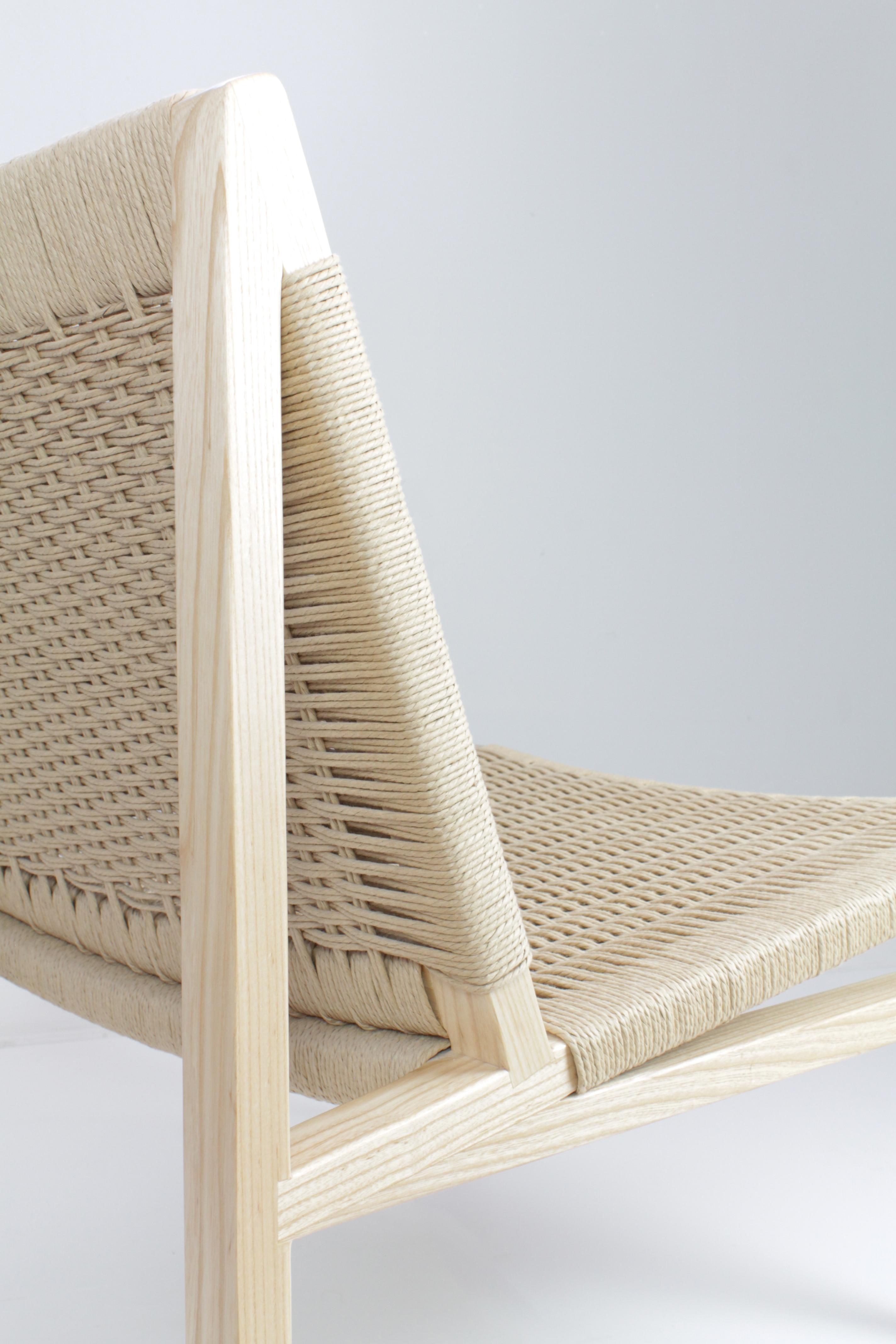 Lars Contemporary Woven Lounge Chair For Sale 1