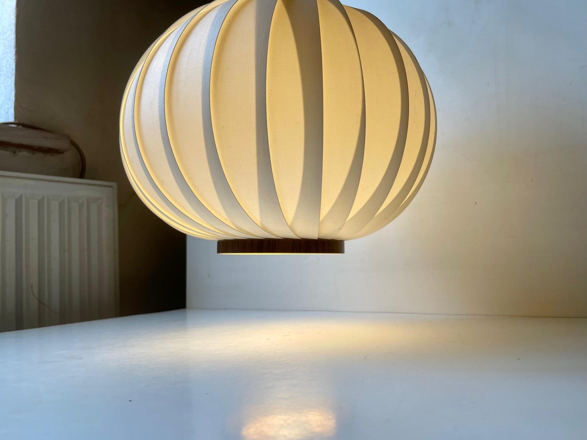 Mid-Century Modern Lars Eiler Schiøler Bojan Pendant Lamp, Danish Modern 1960s