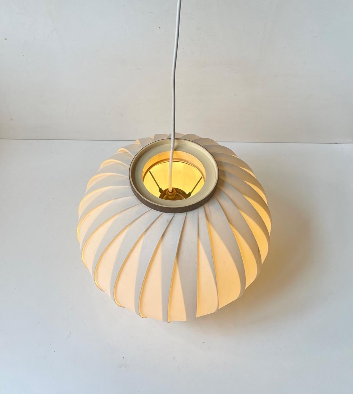 Mid-20th Century Lars Eiler Schiøler Bojan Pendant Lamp, Danish Modern 1960s
