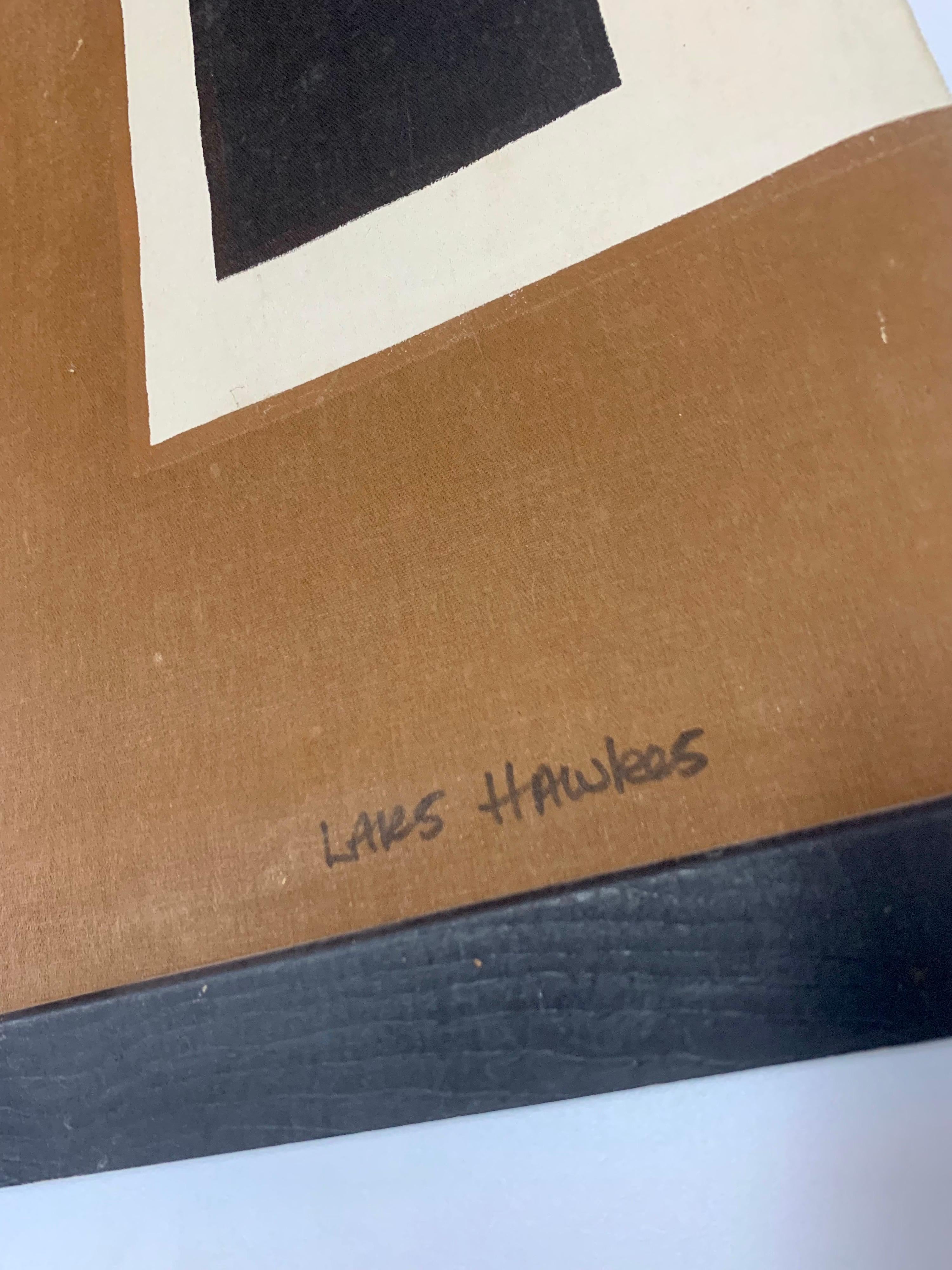 American Lars Hawkes Wall Hanging Scroll Serigraph For Sale