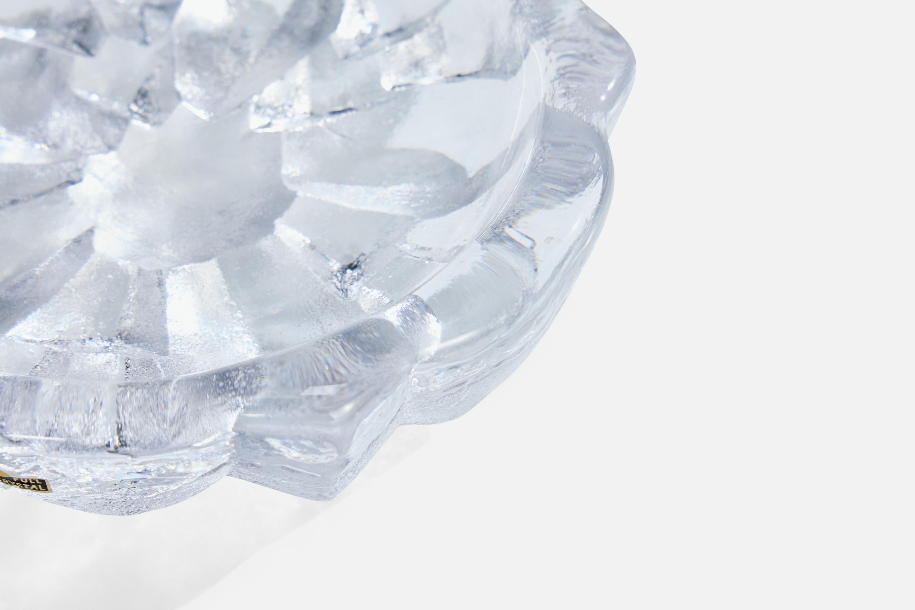 Lars Hellsten, Dish, Glass, Sweden, 1960s For Sale 2