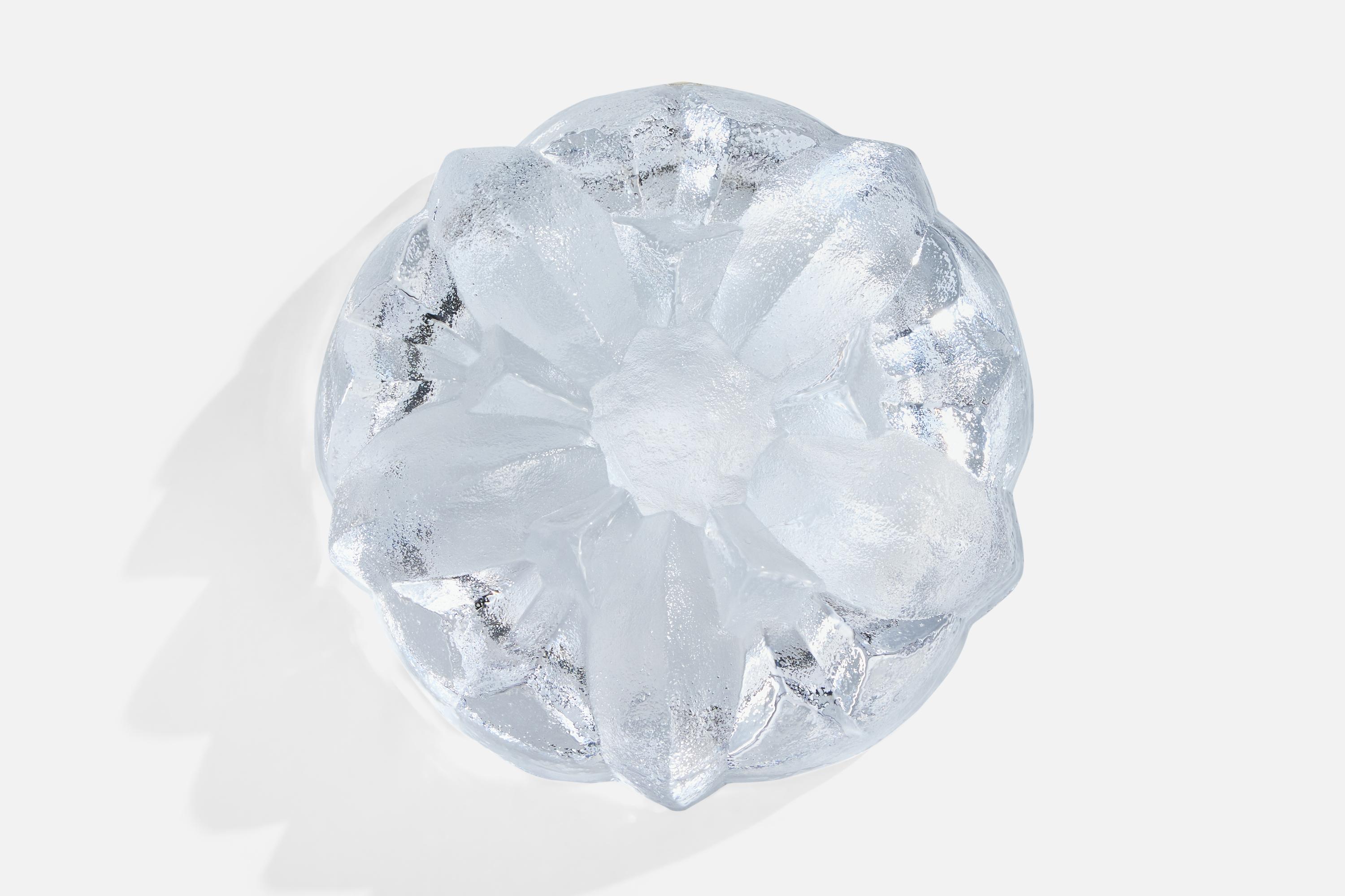 Lars Hellsten, Dish, Glass, Sweden, 1960s For Sale 3