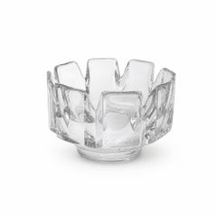 Lars Hellsten for Orrefors Corona Crystal Bowl, Sweden, 1970s